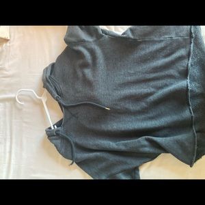 Navy blue sweater never warn but soft